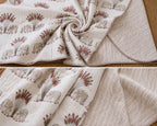 Gaj Vatika Hand Block Print Reversible Single Bed Dohar | 100% Cotton | Soft Lightweight Quilt