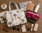 The Ranthambore Quilted Hand-Block Printed Cotton Tote Bag